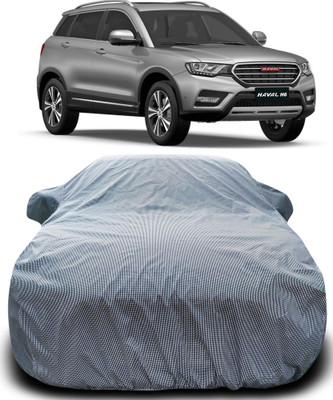 MoTRoX Car Cover For Haval H6 (With Mirror Pockets)(Black, White)