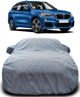 NUMBOR ONE Car Cover For BMW X1 (With Mirror Pockets)(Black, White)