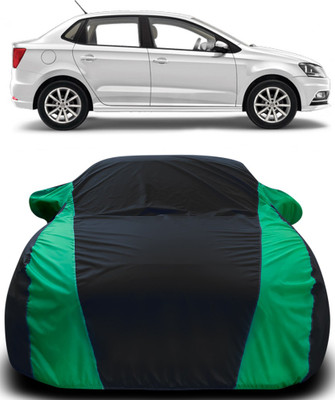 APNEK Car Cover For Volkswagen Ameo(Black, Green)