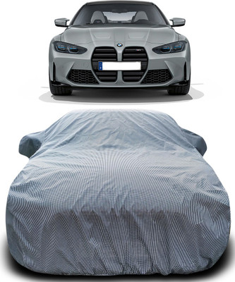 MoTRoX Car Cover For BMW M4 (With Mirror Pockets)(Black, White)