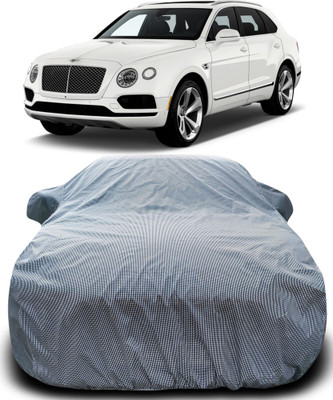 Gavya Car Cover For Bentley Bentayga (With Mirror Pockets)(Black, White)