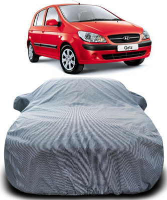 Gavya Car Cover For Hyundai Getz Prime (With Mirror Pockets)(Black, White)