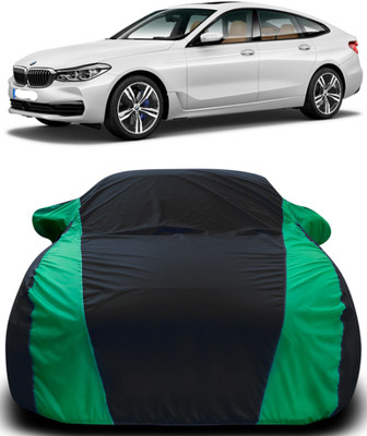 Gavya Car Cover For BMW 6 Series (With Mirror Pockets)(Black, Green)
