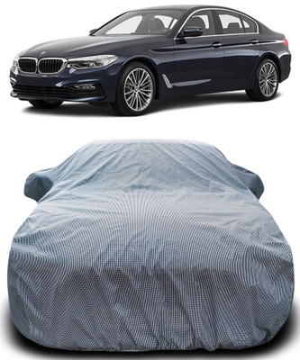 Gavya Car Cover For BMW 5 Series (With Mirror Pockets)(Black, White)