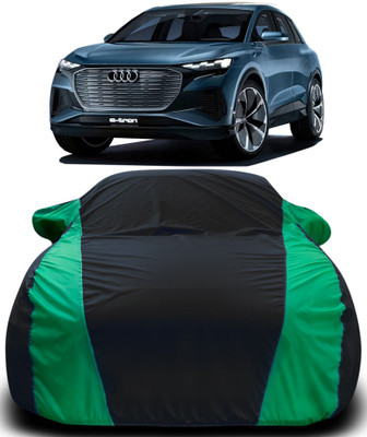 Gavya Car Cover For Audi e-tron Sportback (With Mirror Pockets)(Black, Green)