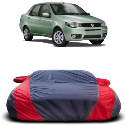 Ascension Car Cover For Fiat Petra (With Mirror Pockets)(Grey, Red)