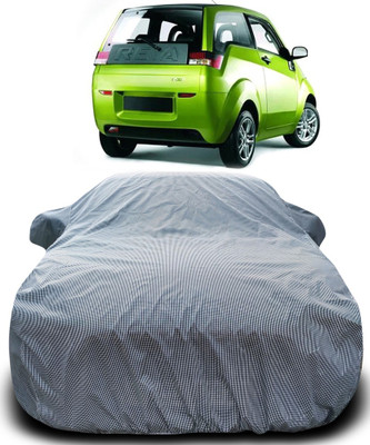 NUMBOR ONE Car Cover For Mahindra Reva (With Mirror Pockets)(Grey)