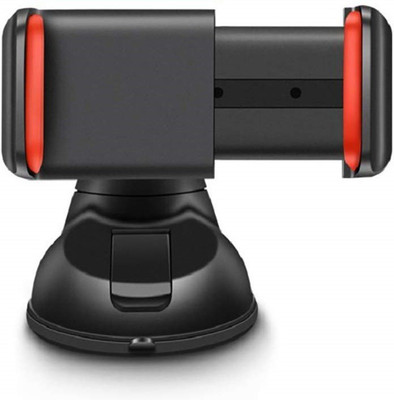Wifton Car Mobile Holder for Dashboard, Windshield, Clip(Black, Red)