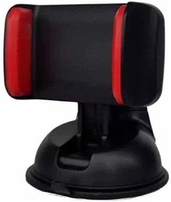 RHONNIUM Car Mobile Holder for Dashboard, Windshield, Clip(Red, Black)