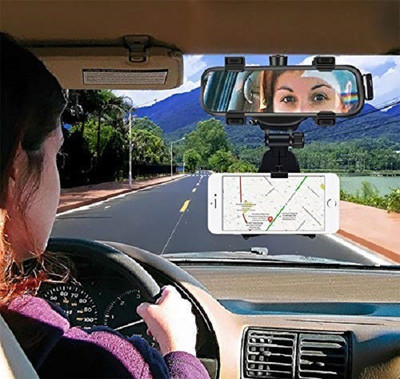 Wonder World Car Mobile Holder for Dashboard, Windshield(Black)