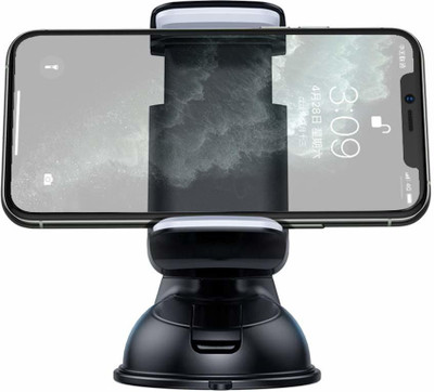 Wifton Car Mobile Holder for Dashboard, Windshield, Clip(Black, Grey)