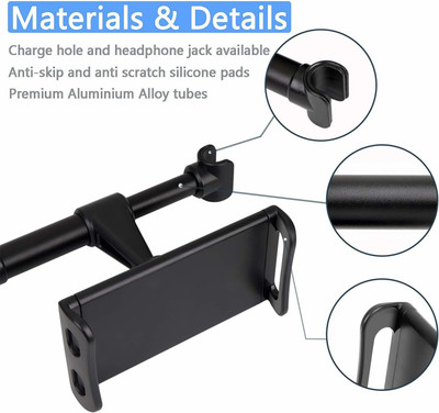 ASTOUND Car Mobile Holder for Headrest(Black)