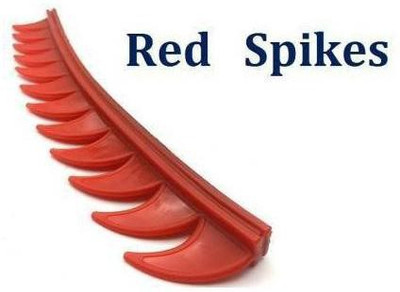 AutoGnix Helmet Mohawk for Bike(Red)