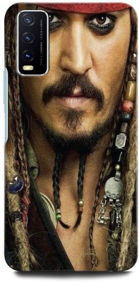 INTELLIZE Back Cover for ViVO Y12s V2033 CAPTAIN JACK SPARROW, PIRATES OF THE CARIBBEAN, JOHNY DEPP(Multicolor, Hard Case, Pack of: 1)