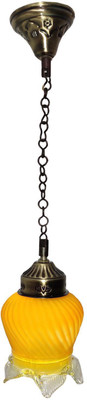 PR Prashant ank-8-105-khadi-Yellow_po2 Pendant Lamp Ceiling Lamp(Yellow)