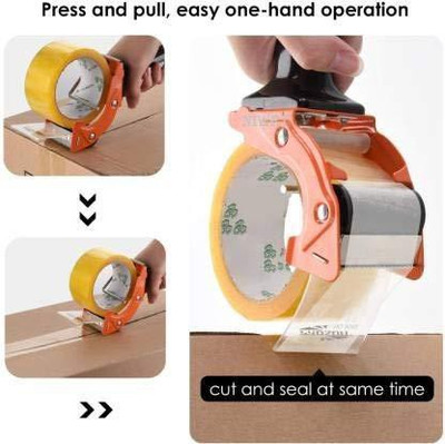 NIWRT Single sided Hand Held Dispenser Tape Dispenser (Manual)(Set of 1, Clear)