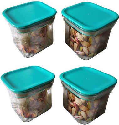 Machak Plastic Utility Container  - 600 ml(Pack of 6, Clear)