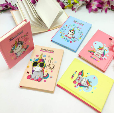 Tera13 handmade A5 Diary ruled 60 Pages(Yellow, White, Pack of 10)