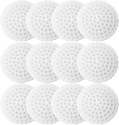 KolorFish Wall Protectors, 12 PCS Self-Adhesive Door Handle Bumper Guard Stopper, Rubber Self- Adhesive Crash Pad (White) Door Mounted Door Stopper(White)