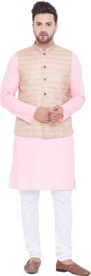 VASTRAMAY Men Kurta Churidar Ethnic Jacket Set