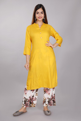 Marudhara Women Kurta Palazzo Set