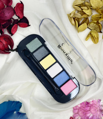 RONZILLE 6 in one exotic eyeshadow palette -01 9 g(Multicolor)