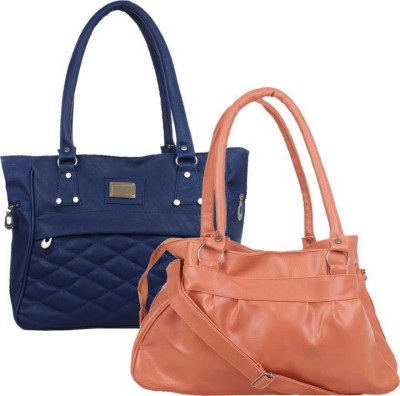 GreenLife Women Blue, Orange Handbag