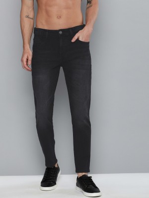 Kook N Keech Tapered Fit Men Black Jeans