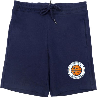 WEAR YOUR MIND Short For Boys Casual Solid Polycotton(Blue, Pack of 1)