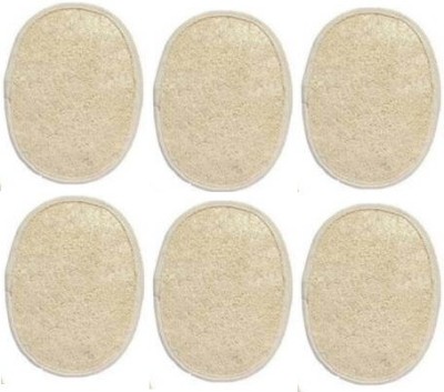 Tanvika Loofah(Pack of 6, Beige)