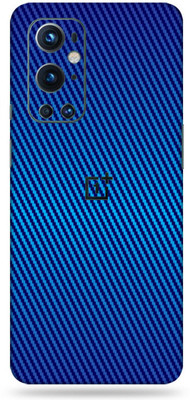 OggyBaba 1 plus 9 pro, one+9 pro Mobile Skin(3D Royal Blue Carbon Fibre)