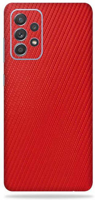 OggyBaba samsung galaxy a52, galaxy a52 Mobile Skin(3D Charming Red Carbon Fibre)