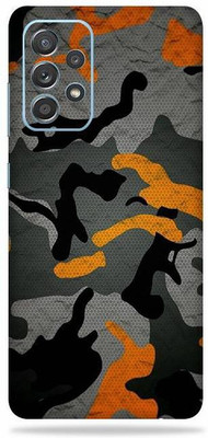 OggyBaba samsung galaxy a72, galaxy a 72 Mobile Skin(Military Green Camouflage With Matte Finish)