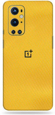OggyBaba 1 plus 9 pro, one+9 pro Mobile Skin(3D Lemon Yellow Carbon Fiber)