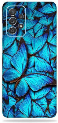 OggyBaba samsung galaxy a72, galaxy a 72 Mobile Skin(Sparkling Blue Butterfly)