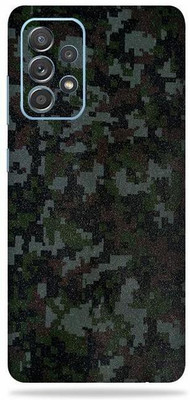 OggyBaba samsung galaxy a72, galaxy a 72 Mobile Skin(Digital Army Camouflage With Matte Finish)