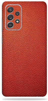 OggyBaba samsung galaxy a72, galaxy a 72 Mobile Skin(Charming Red Leather With Matte Finish)