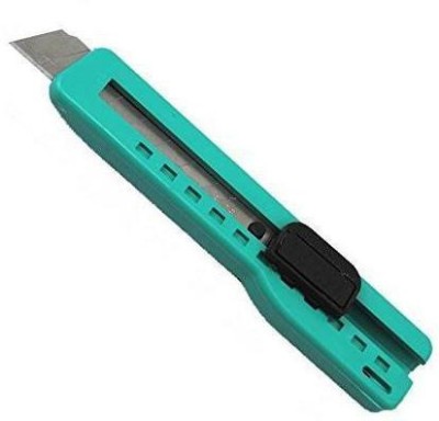 Ikon CUTTER Plastic Grip Hand-held Paper Cutter(Set Of 10, Green)