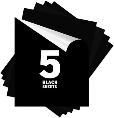 SIA VENDORS Super Heat Transfer Sheets For T-Shirt A4 100 gsm Transfer Paper(Set of 1, Black)