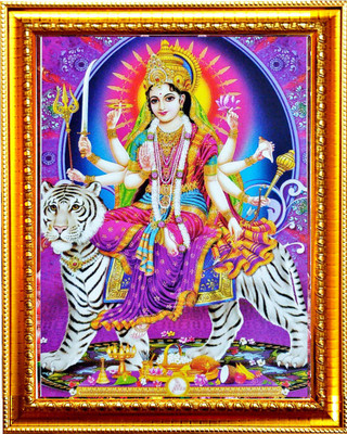 SUNINOW Durga maa photo frame Religious Frame