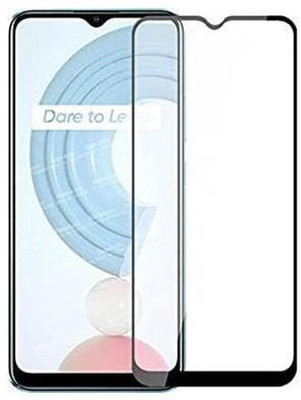 LIKEDESIGN Edge To Edge Tempered Glass for Realme C20, Realme C21(Pack of 1)