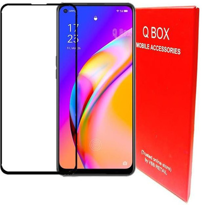 Q Box Edge To Edge Tempered Glass for oppo F19 pro(Pack of 1)