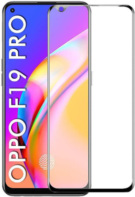 welldesign Edge To Edge Tempered Glass for Oppo F19(Pack of 1)