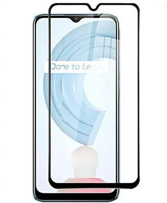 welldesign Edge To Edge Tempered Glass for Realme C25(Pack of 1)