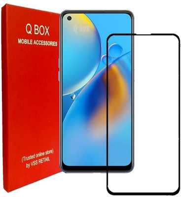 Q Box Edge To Edge Tempered Glass for Oppo F19(Pack of 1)