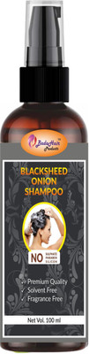 BadaHair Onion Black Seed Oil Shampoo|Hairfall Control|No Parabens, Sulphate & Silicones (100 ml)(100 ml)