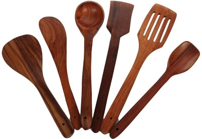 SUNWOOD ENTERPRISES A65 Wooden Spatula(Pack of 6)