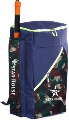 Star House Cricket Kit Bag Unique Design With Heavy Padded (GREEN JUNGLE)(Kit Bag)