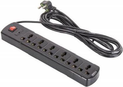D-DEVOX 6+1 Computer Powerstrip-(Cord Length-3.4 meters) 6 Socket Extension Boards (Black) 6 Socket Extension Boards(Black, Grey, 3 m) D-DEVOX 6+1 Computer Powerstrip-(Cord Length-3.4 meters) 6 Socket Extension Boards (Black) 6 Socket Extension Boards(Black, Grey, 3 m)