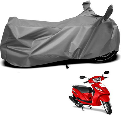 THE REAL ARV Waterproof Two Wheeler Cover for TVS(Wego, Grey)